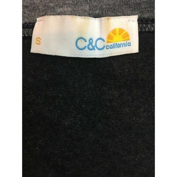 C c Caifornia Womens Gray Long Sleeve V Neck Sweater Cardigan Rayon Top Small - Picture 6 of 7